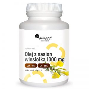 Olej z wiesiołka 1000mg Aliness 90 kapsułek