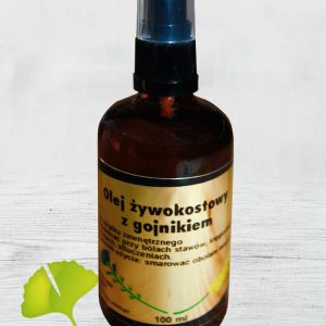 Macerat = olej żywokostowy z gojnikiem 100ml